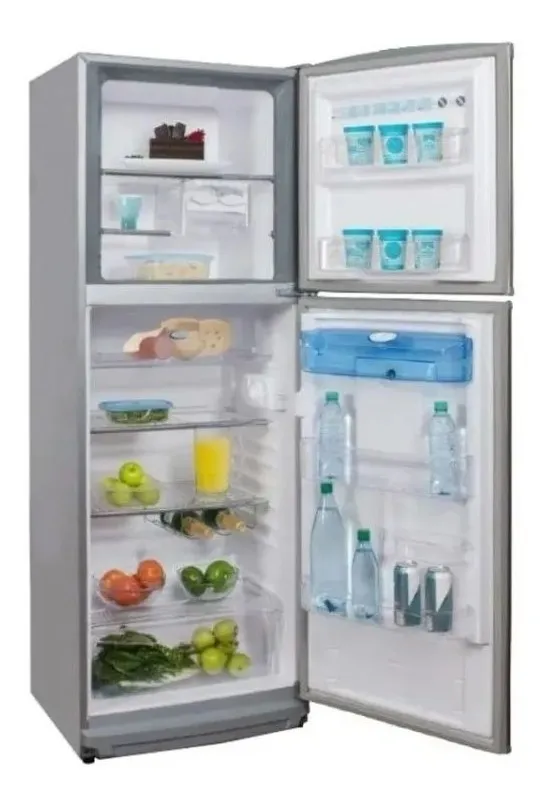 HELADERA CON FREEZER 386 LTS PLATA BAMBI - 2F1800Pa - Imagen 2
