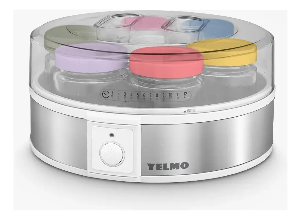 YOGURTERA 1,1 LTS. 7 JARROS DE VIDRIO DE 160 ML YELMO - Image 2