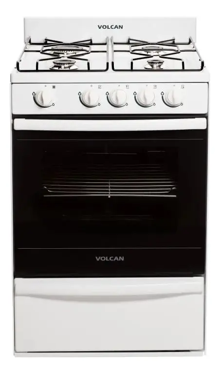 COCINA 4 HORNALLAS BLANCA VOLCAN 87144V - Image 2