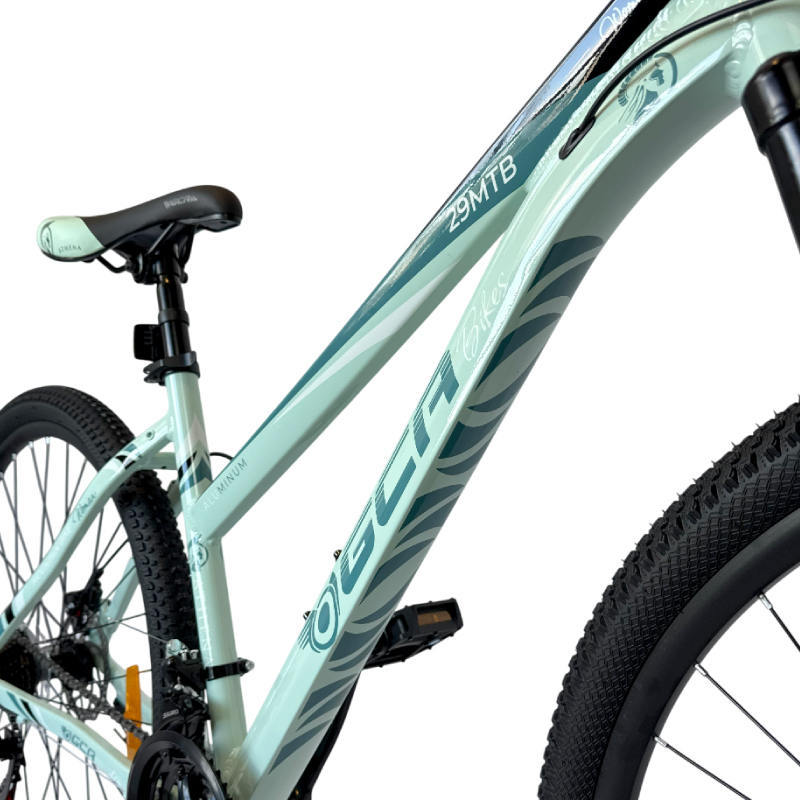 BICICLETA MTB MUJER RODADO 29 TALLE S FRENOS DISCO 21 VELOCIDADES GCA - ATHENA VERDE AQUA - Image 5