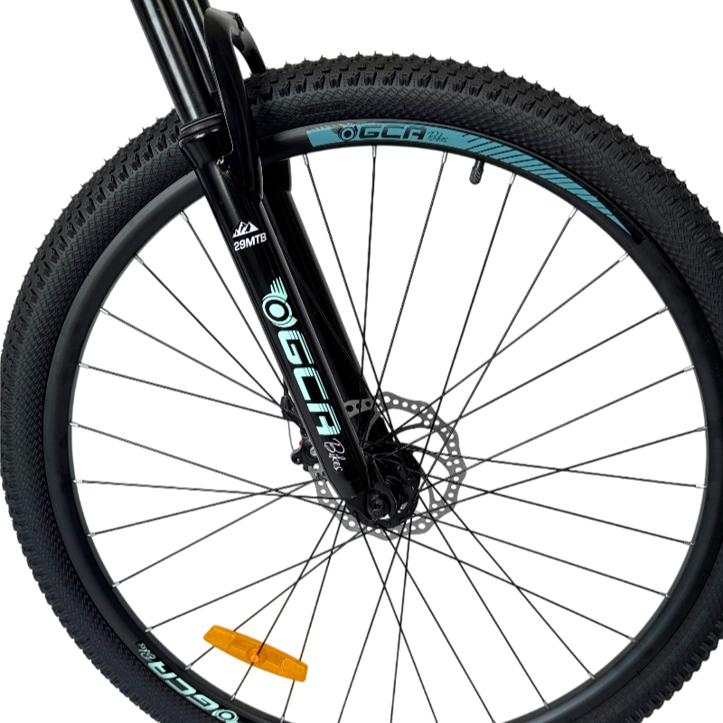 BICICLETA MTB MUJER RODADO 29 TALLE S FRENOS DISCO 21 VELOCIDADES GCA - ATHENA VERDE AQUA - Image 6